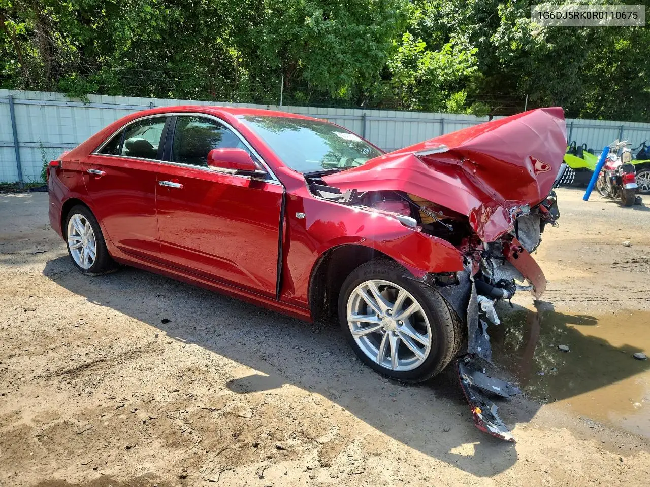 2024 Cadillac Ct4 Luxury + VIN: 1G6DJ5RK0R0110675 Lot: 58347846