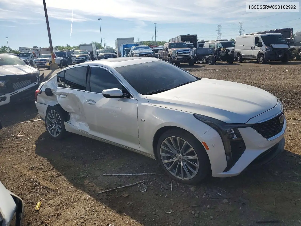 2025 Cadillac Ct5 Premium Luxury VIN: 1G6DS5RW8S0102992 Lot: 55400956