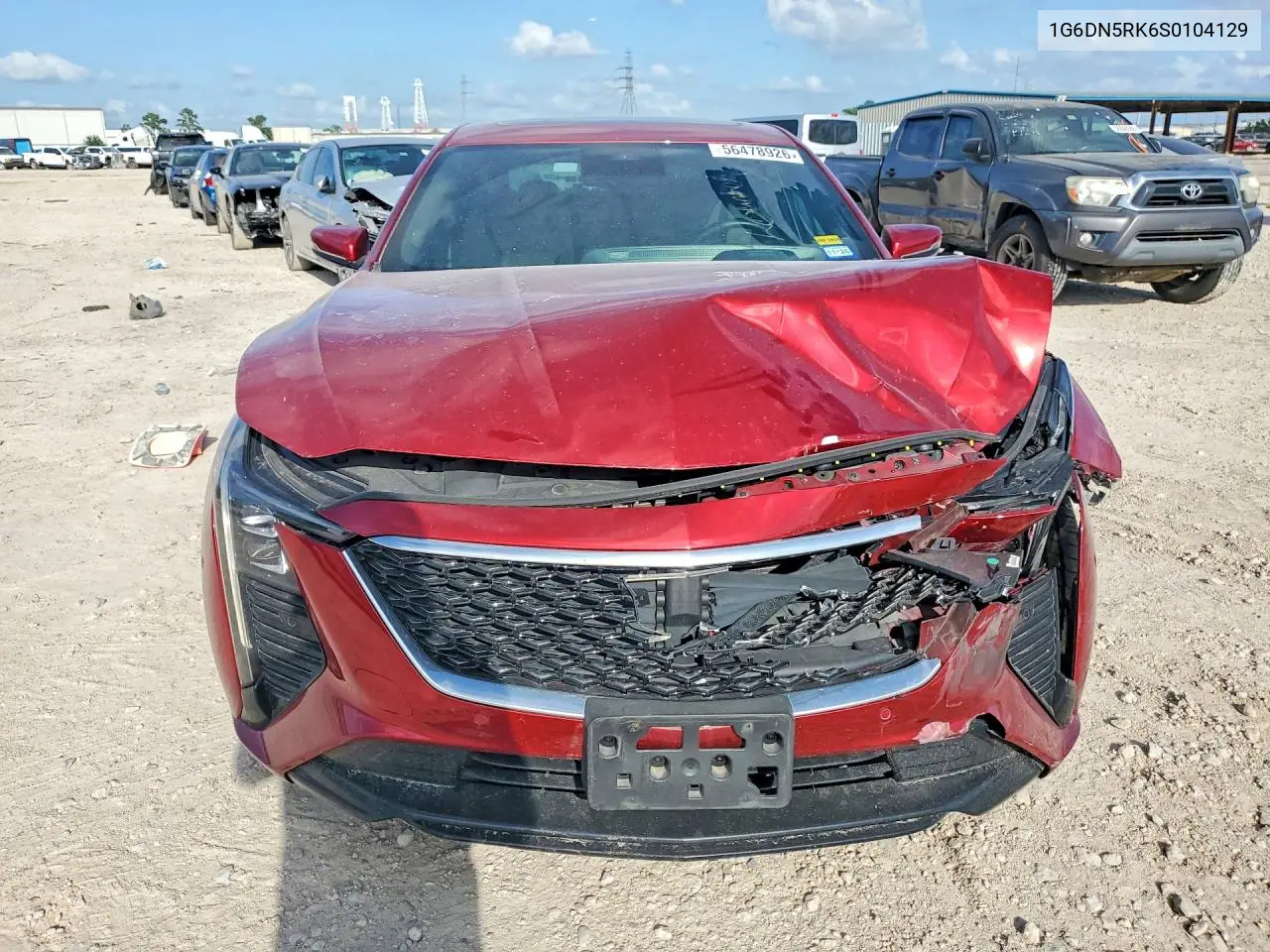 2025 Cadillac Ct5 Premium Luxury VIN: 1G6DN5RK6S0104129 Lot: 56478926