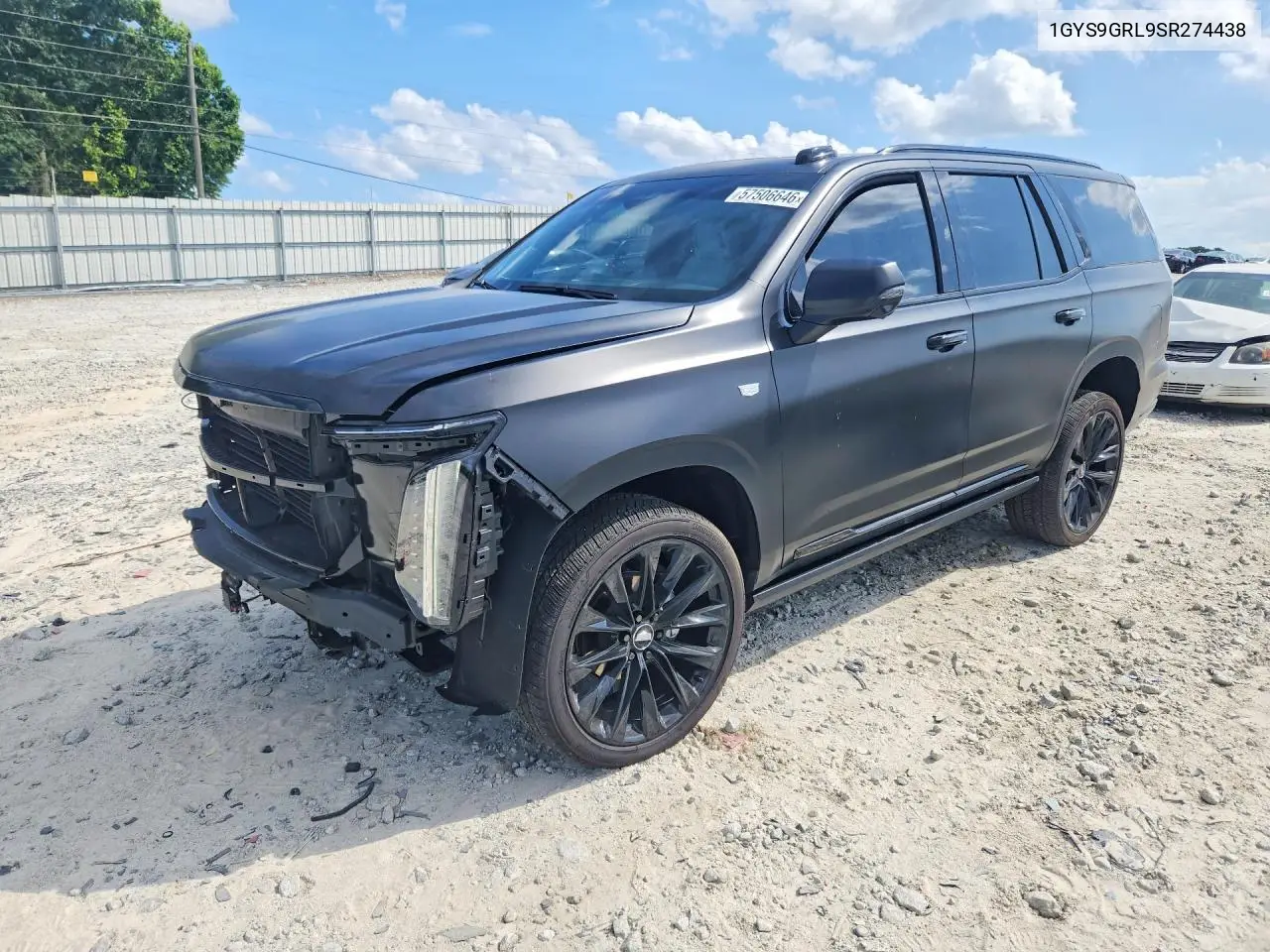 2025 Cadillac Escalade Sport Platinum VIN: 1GYS9GRL9SR274438 Lot: 57506646