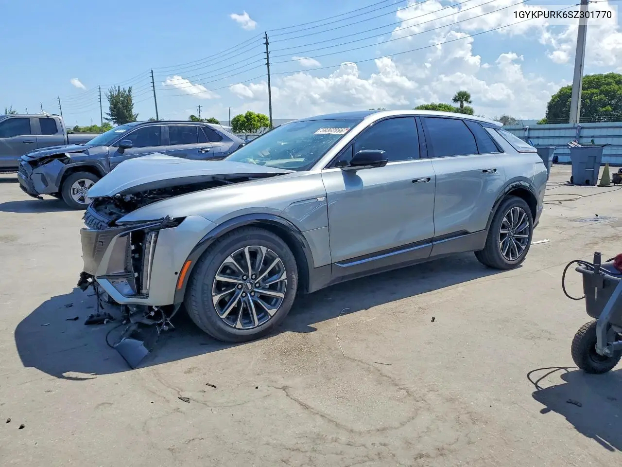 2025 Cadillac Lyriq Sport VIN: 1GYKPURK6SZ301770 Lot: 59362866