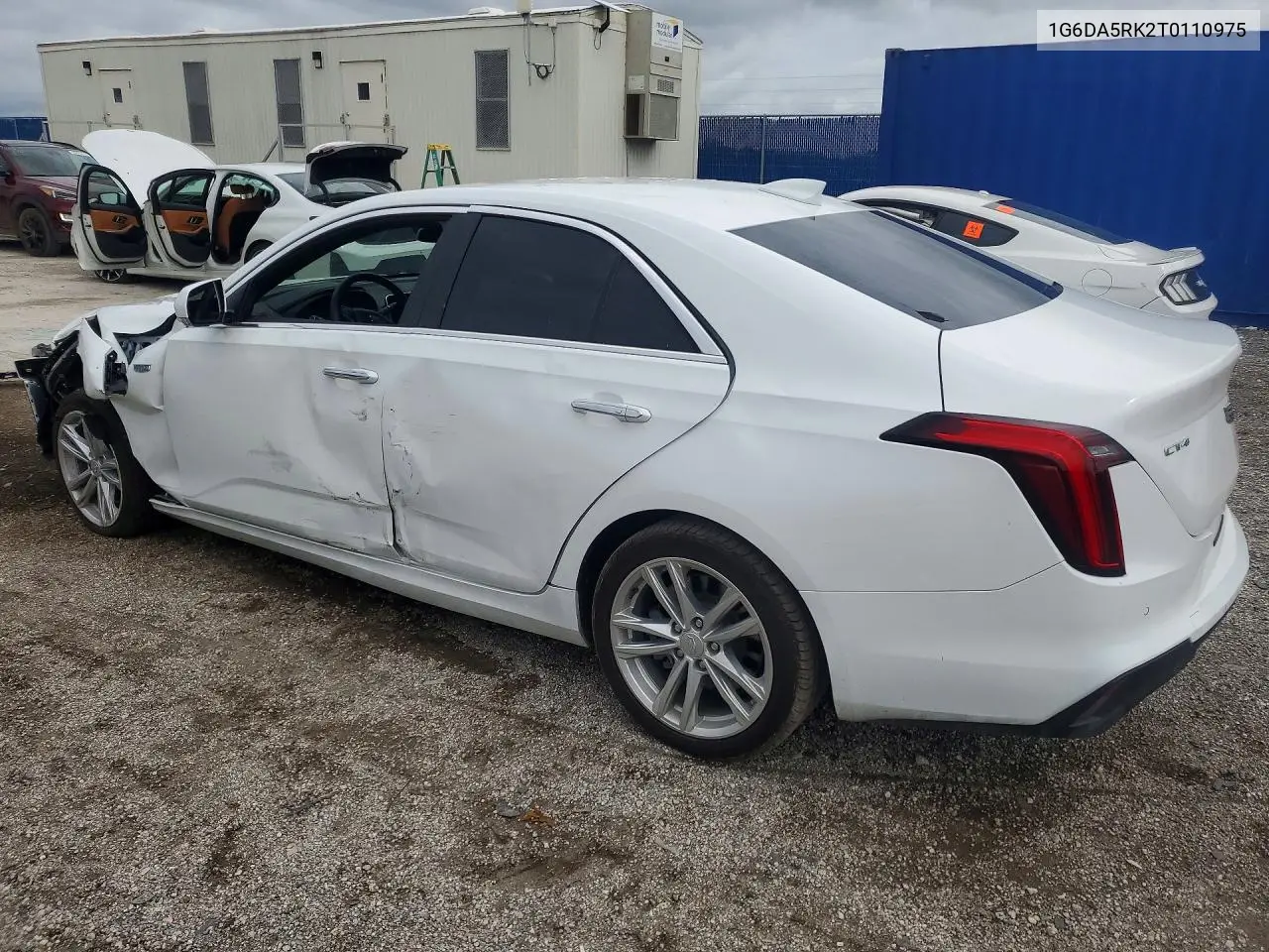 2026 Cadillac Ct4 Luxury VIN: 1G6DA5RK2T0110975 Lot: 56021156