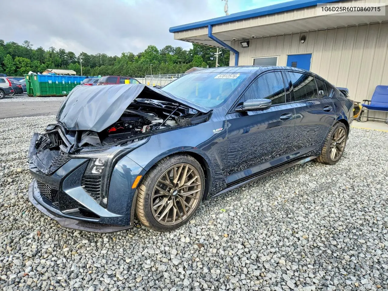 2026 Cadillac Ct5-V Blackwing VIN: 1G6D25R60T0860715 Lot: 57812576