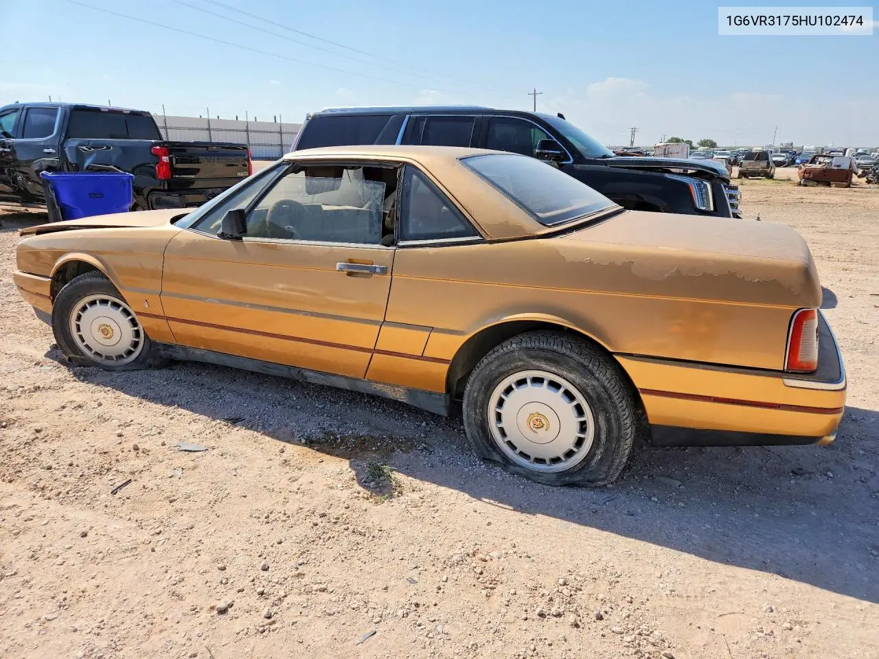 1986 Cadi Allante VIN: 1G6VR3175HU102474 Lot: 57627546