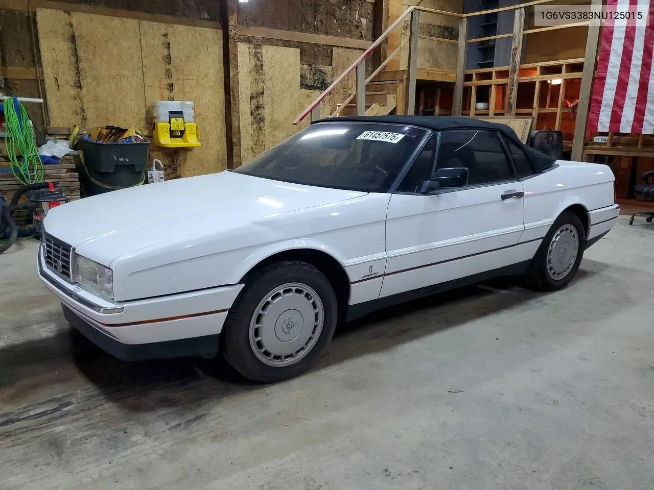 1992 Cadillac Allante VIN: 1G6VS3383NU125015 Lot: 61457676