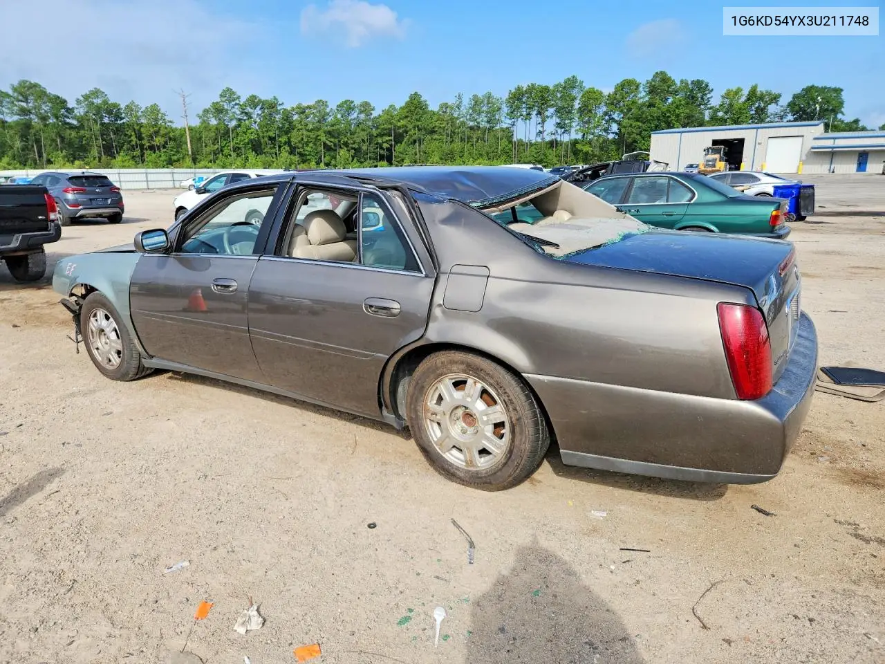 2003 Cadillac Ats Luxury Rwd VIN: 1G6KD54YX3U211748 Lot: 61166756