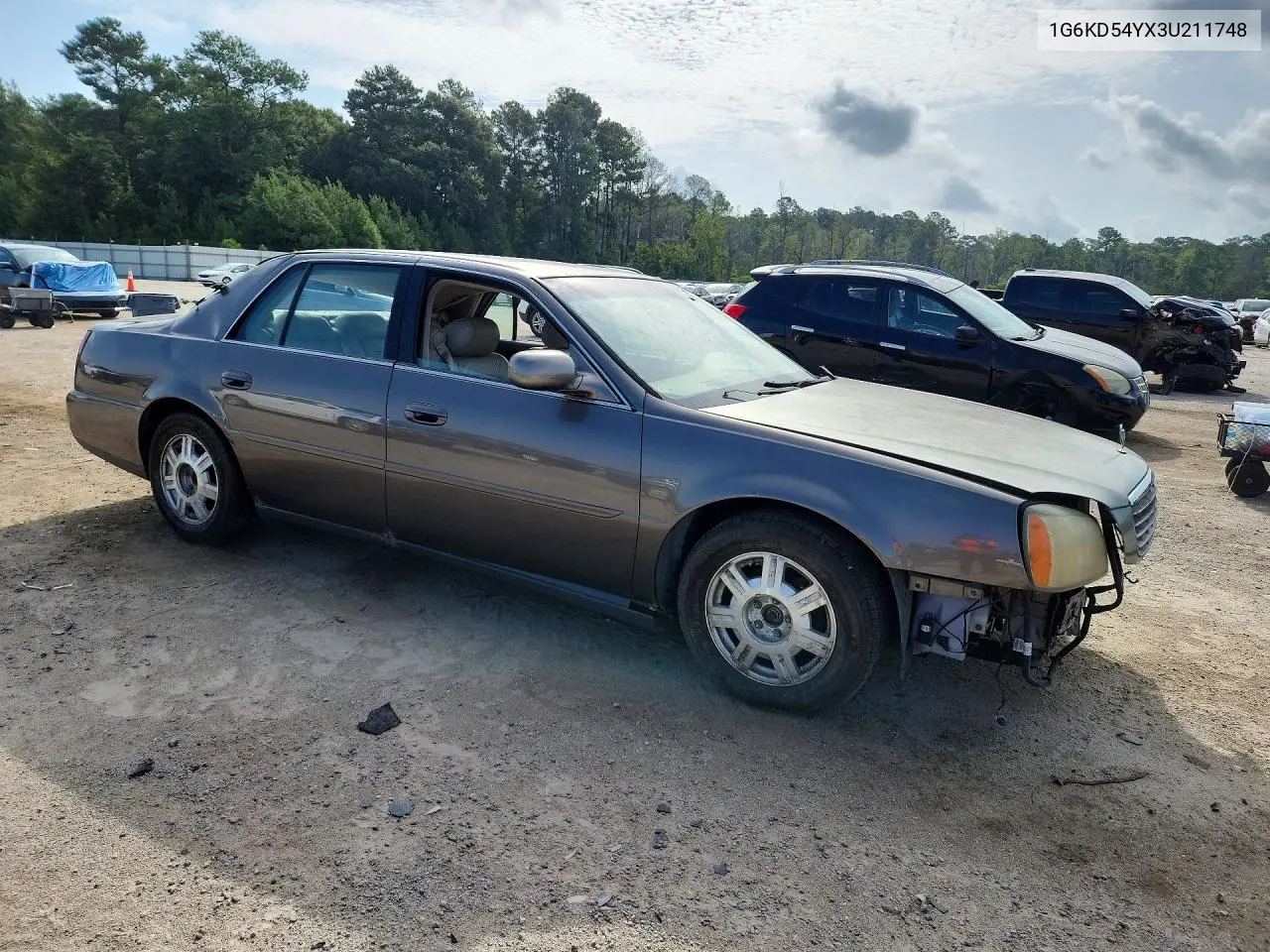 2003 Cadillac Ats Luxury Rwd VIN: 1G6KD54YX3U211748 Lot: 61166756