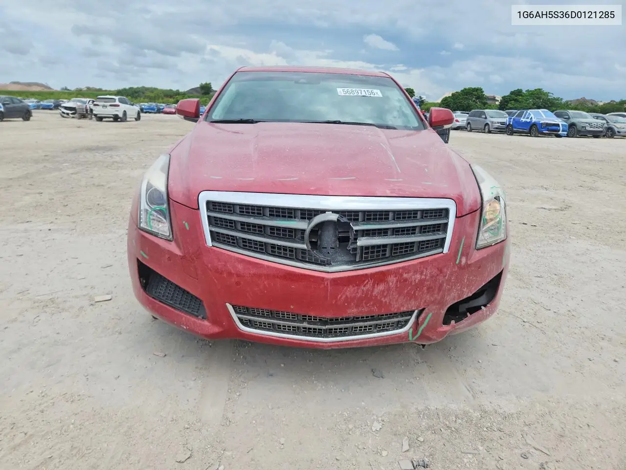 2013 Cadillac Ats Luxury VIN: 1G6AH5S36D0121285 Lot: 56897156