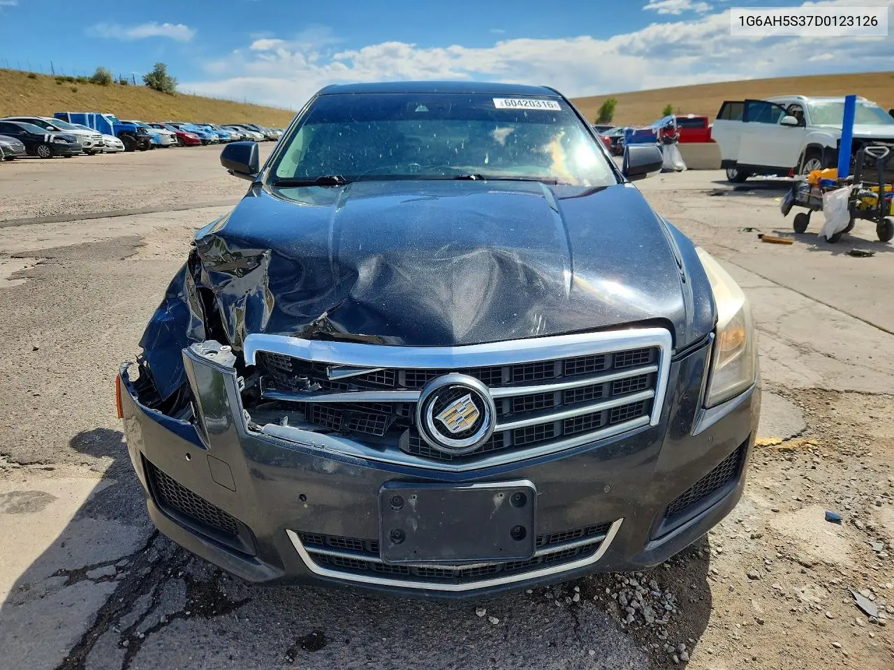 2013 Cadillac Ats Luxury VIN: 1G6AH5S37D0123126 Lot: 60420316