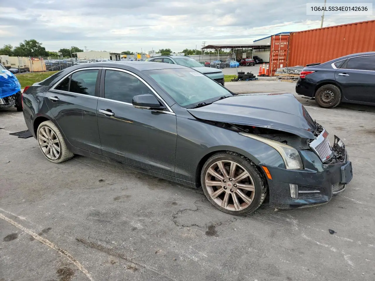 2014 Cadillac Ats Premium VIN: 1G6AL5S34E0142636 Lot: 57176216
