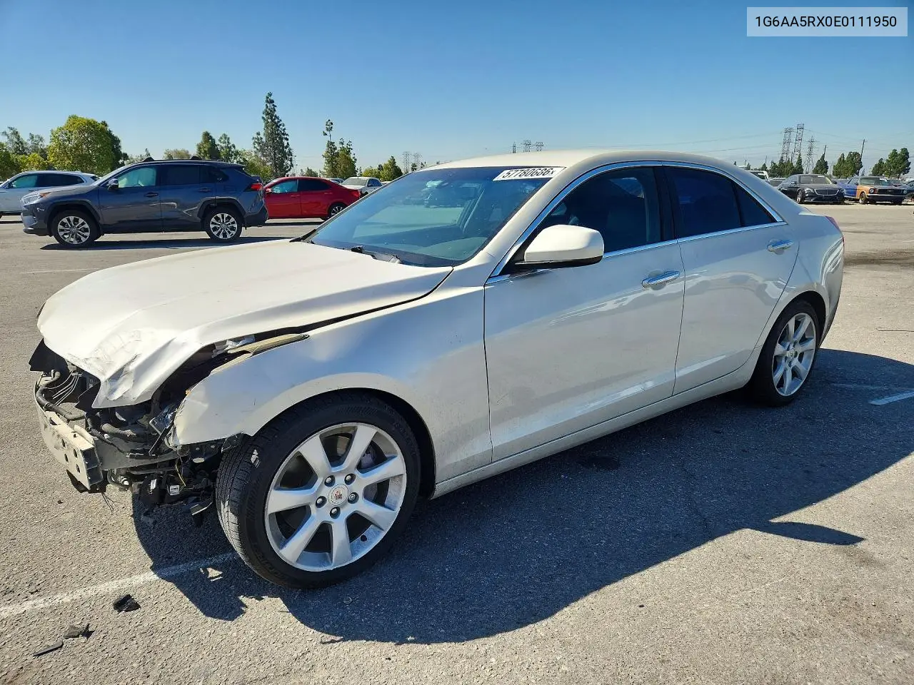 2014 Cadillac Ats VIN: 1G6AA5RX0E0111950 Lot: 57780686