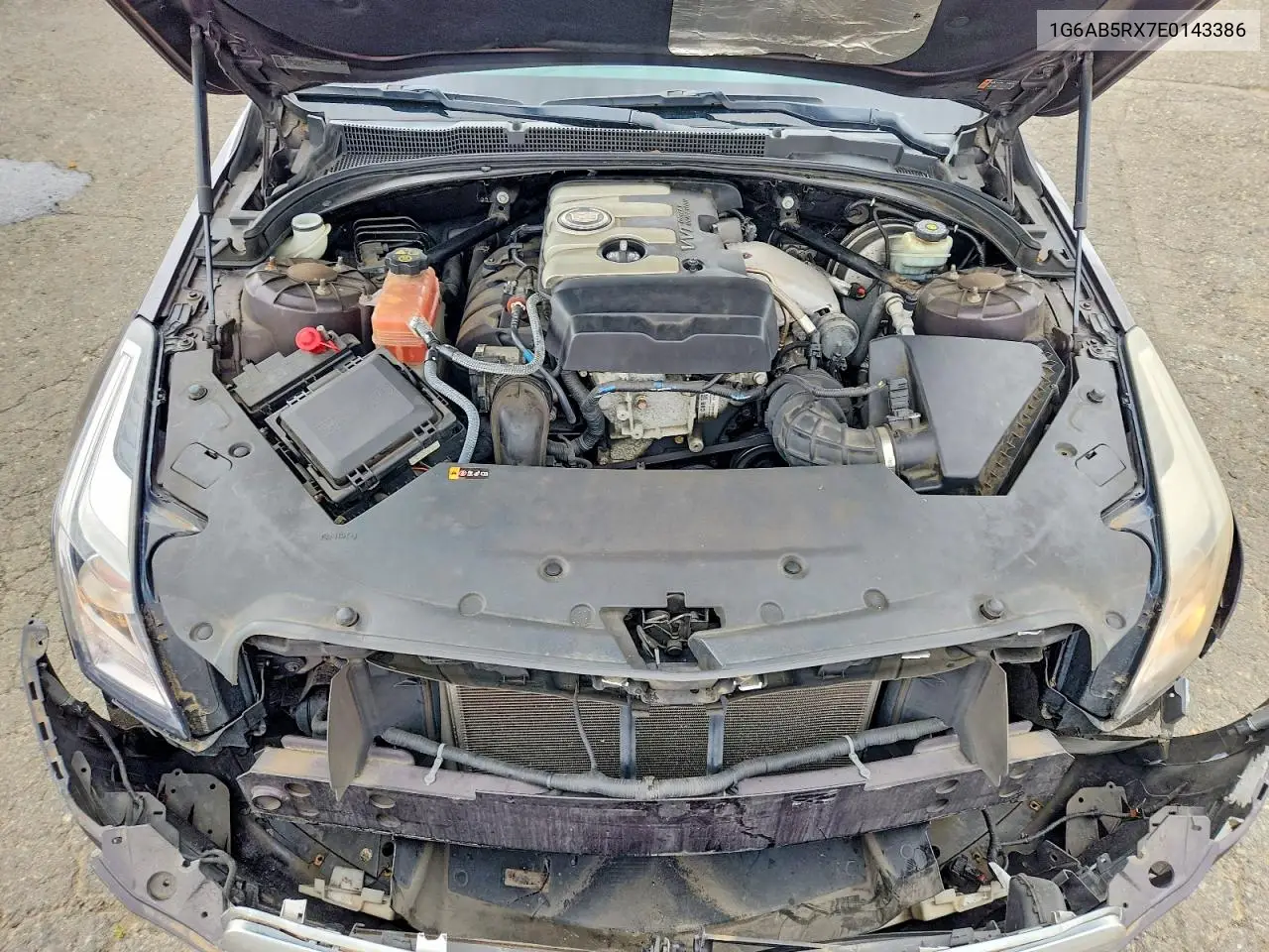 2014 Cadillac Ats Luxury VIN: 1G6AB5RX7E0143386 Lot: 59232386