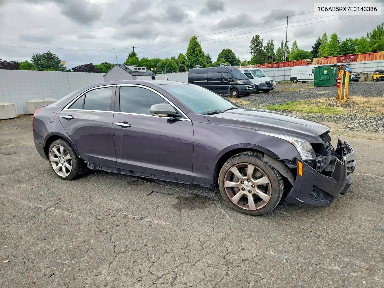 2014 Cadillac Ats Luxury VIN: 1G6AB5RX7E0143386 Lot: 59232386