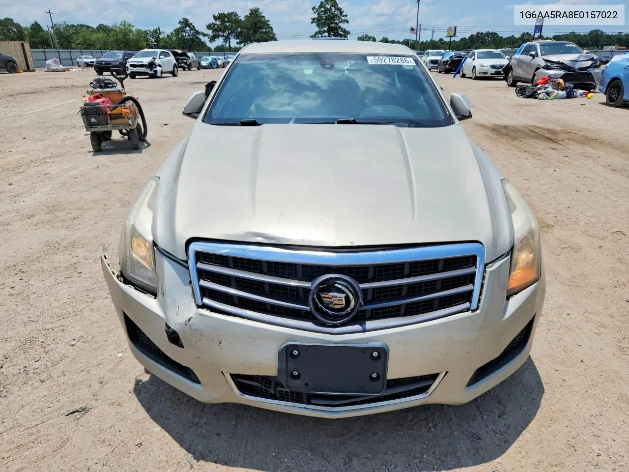 2014 Cadillac Ats VIN: 1G6AA5RA8E0157022 Lot: 59278286