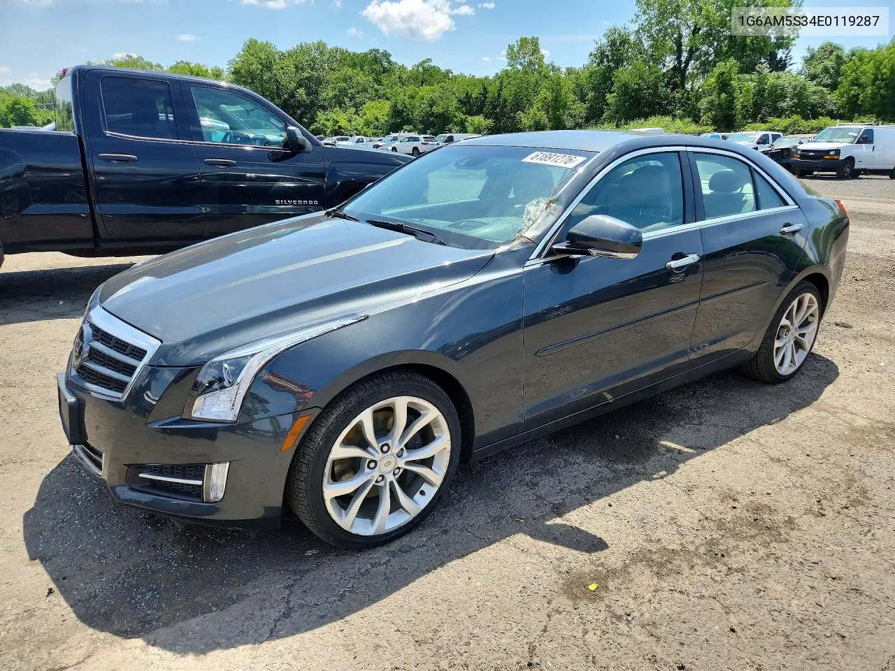 2014 Cadillac Ats Premium VIN: 1G6AM5S34E0119287 Lot: 61891276