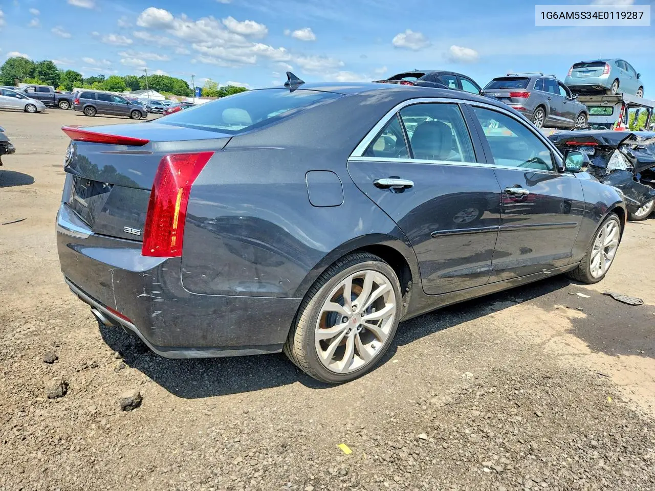 2014 Cadillac Ats Premium VIN: 1G6AM5S34E0119287 Lot: 61891276