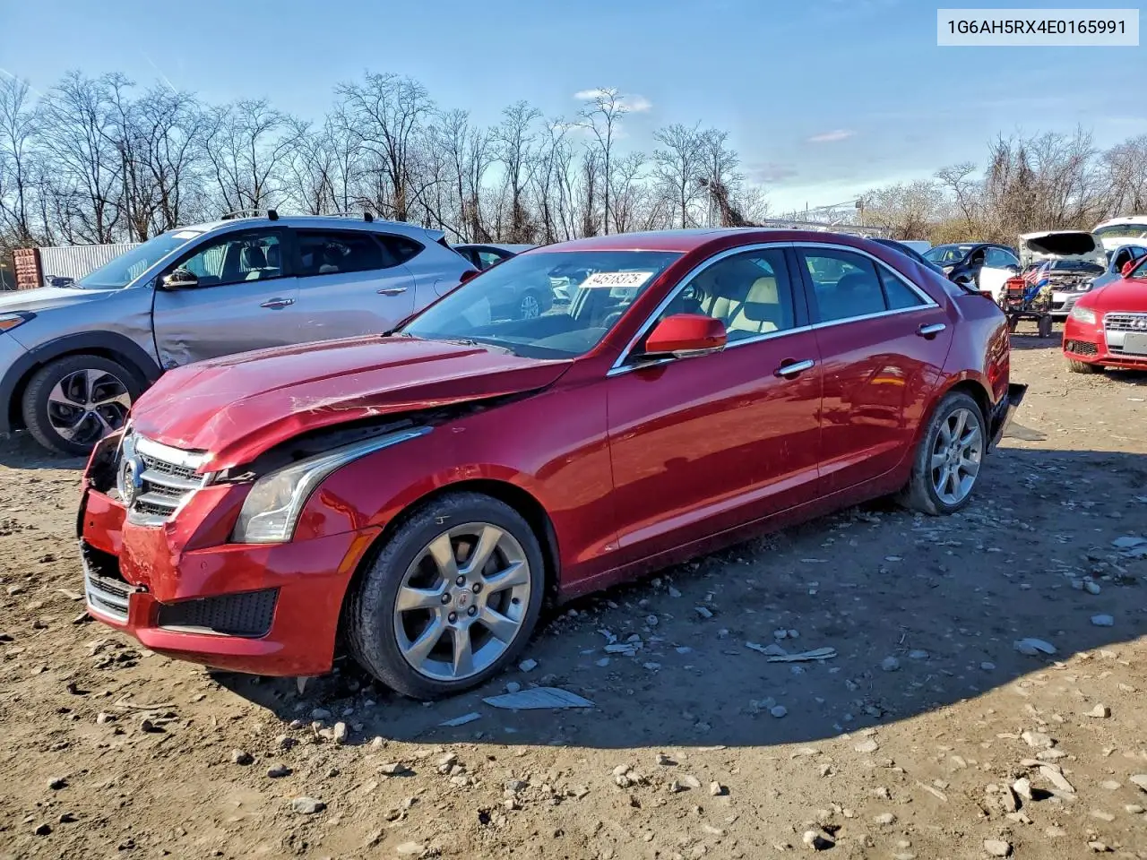 1G6AH5RX4E0165991 2014 Cadillac Ats Luxury