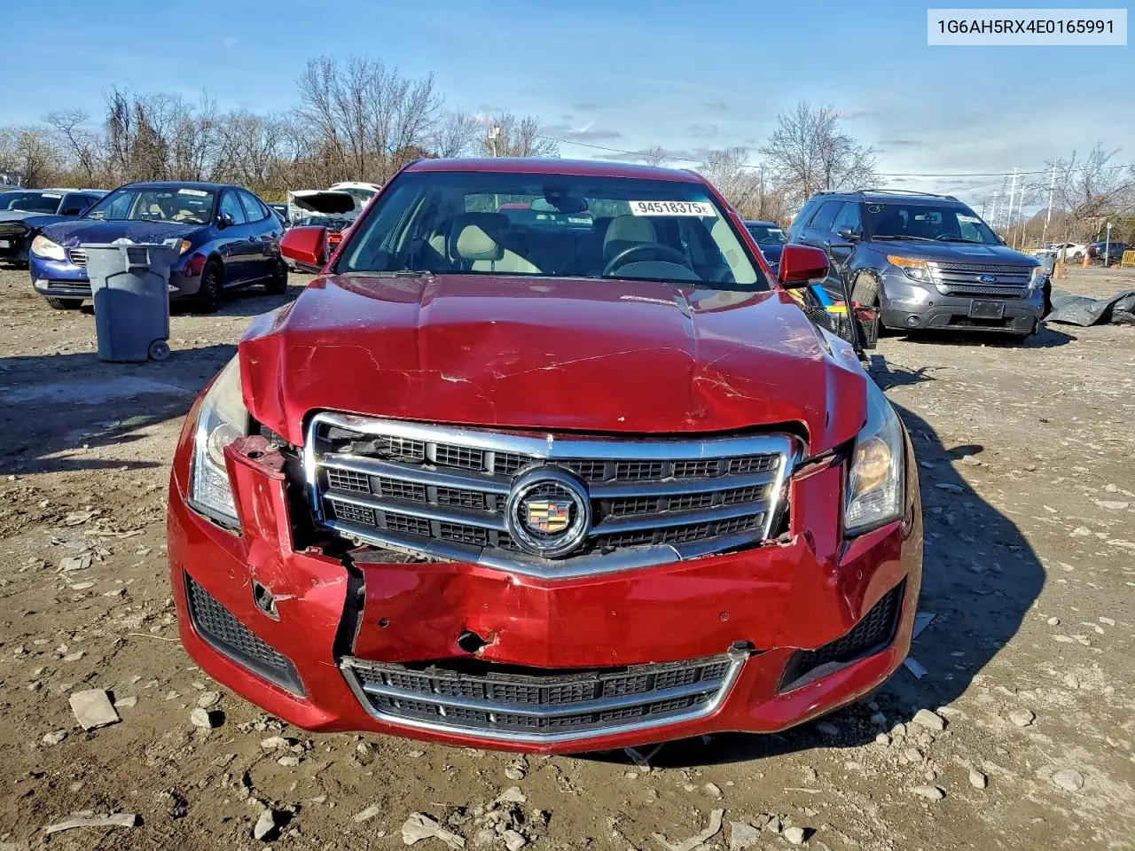 1G6AH5RX4E0165991 2014 Cadillac Ats Luxury
