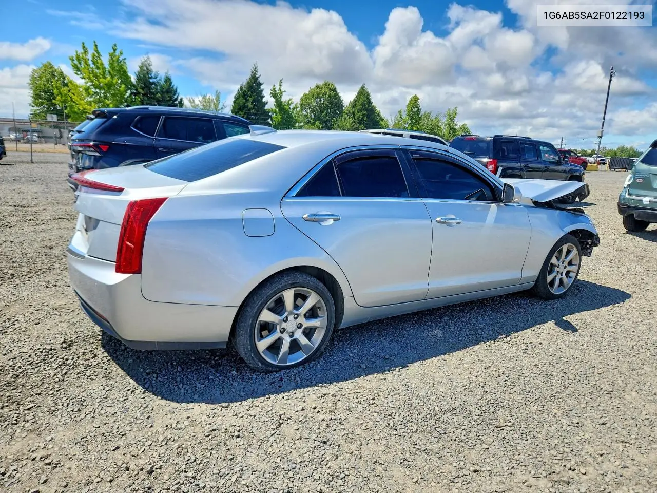 2015 Cadillac Ats Luxury VIN: 1G6AB5SA2F0122193 Lot: 55951176