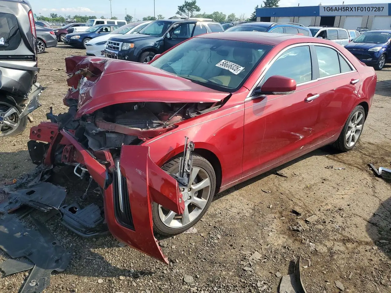 2015 Cadillac Ats Luxury VIN: 1G6AH5RX1F0107287 Lot: 58608326