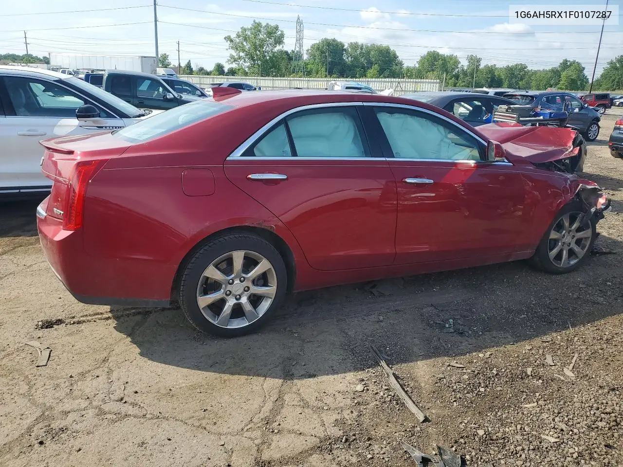 2015 Cadillac Ats Luxury VIN: 1G6AH5RX1F0107287 Lot: 58608326