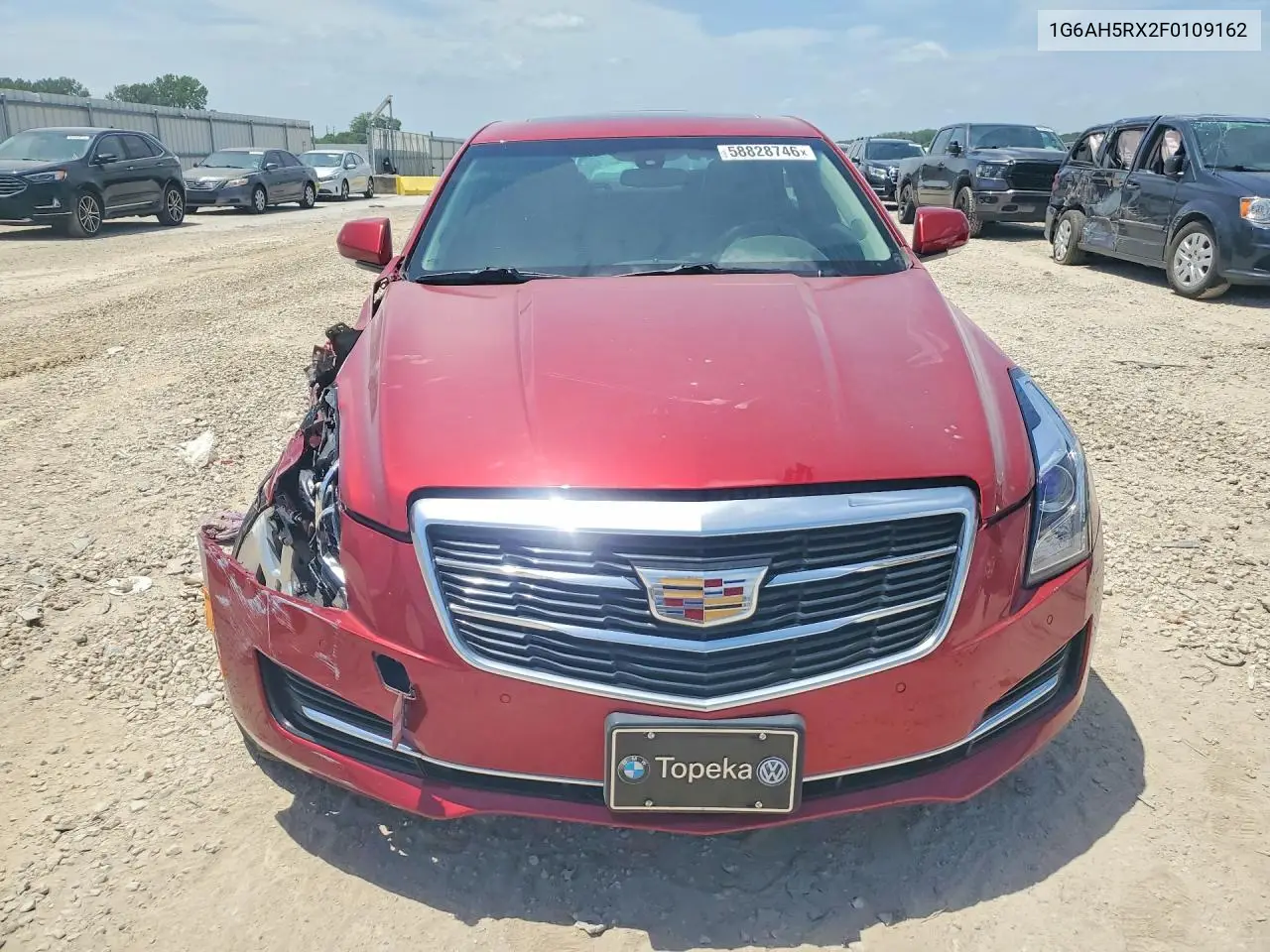 2015 Cadillac Ats Luxury VIN: 1G6AH5RX2F0109162 Lot: 58828746