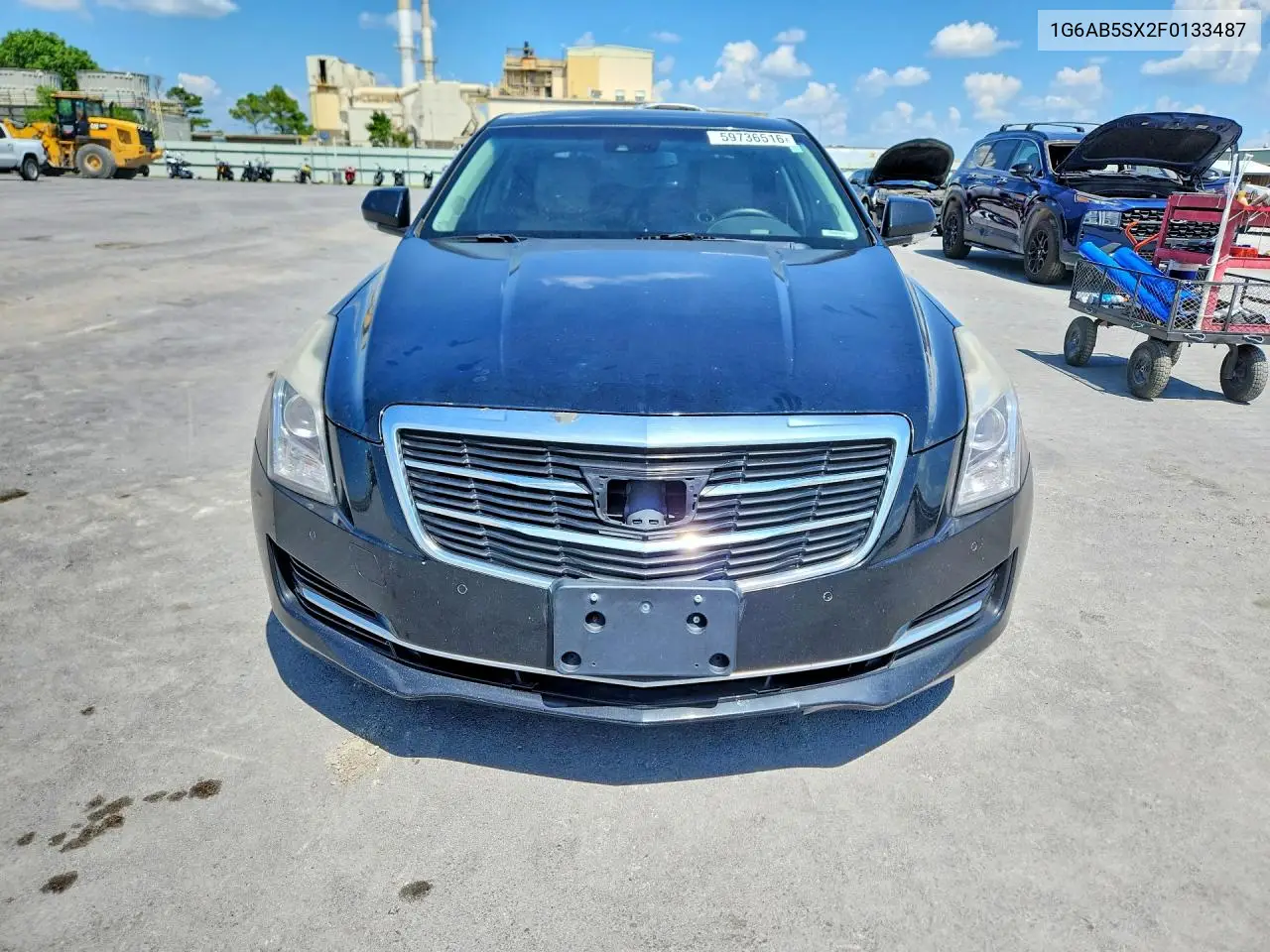 2015 Cadillac Ats Luxury VIN: 1G6AB5SX2F0133487 Lot: 59736516