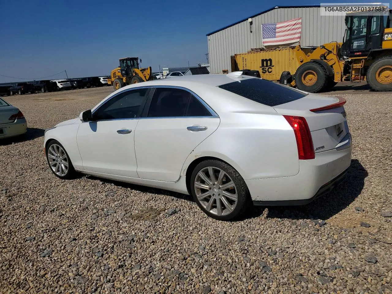 2015 Cadillac Ats Luxury VIN: 1G6AB5SA2F0137583 Lot: 59912866