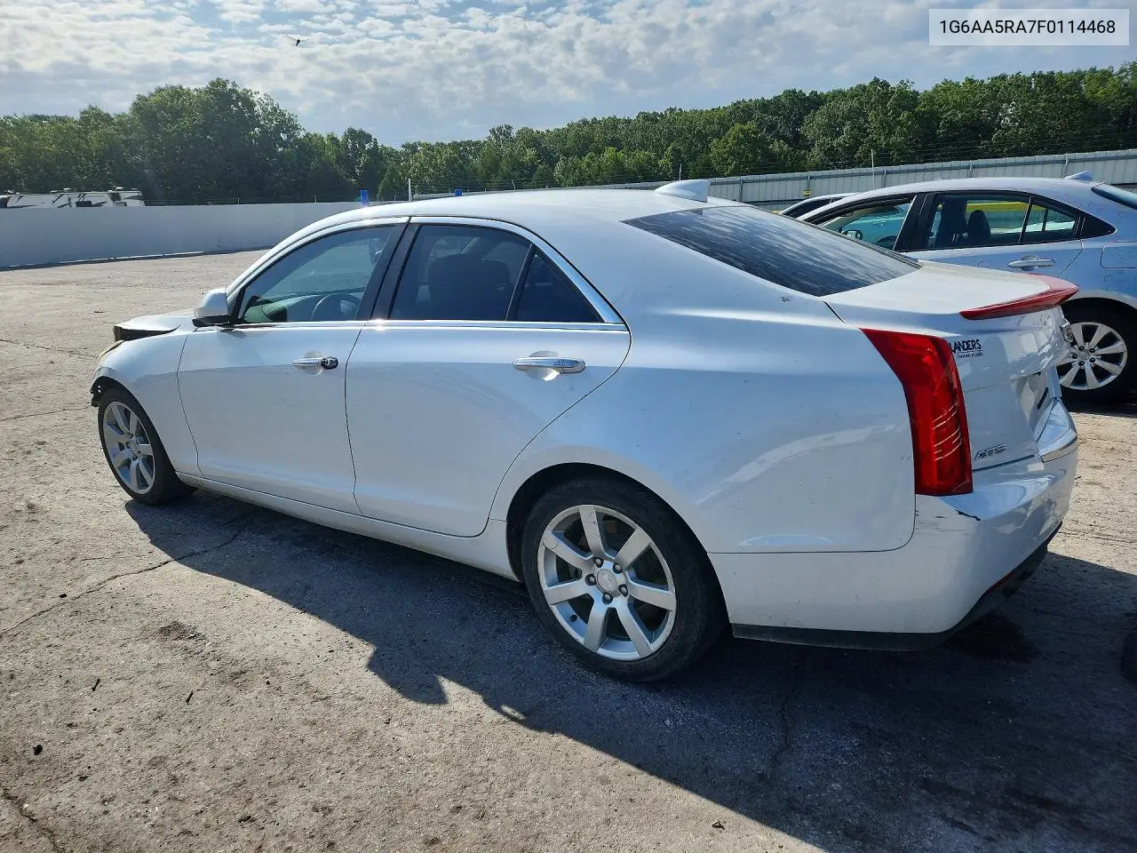 2015 Cadillac Ats VIN: 1G6AA5RA7F0114468 Lot: 60657926