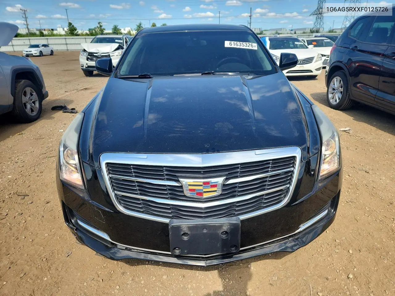 2015 Cadillac Ats VIN: 1G6AG5RXXF0125726 Lot: 61635326