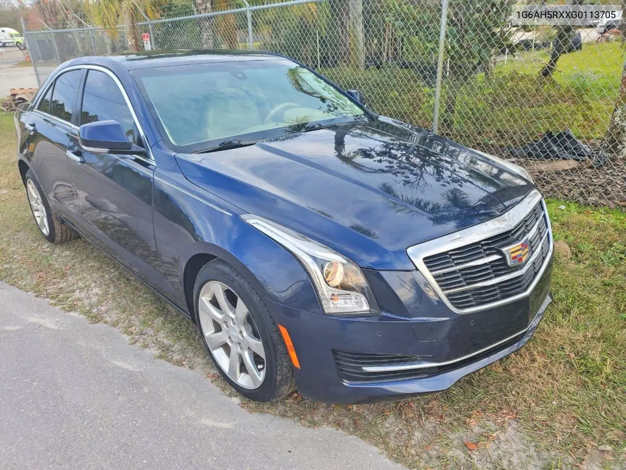 2016 Cadillac Ats Luxury VIN: 1G6AH5RXXG0113705 Lot: 58518206