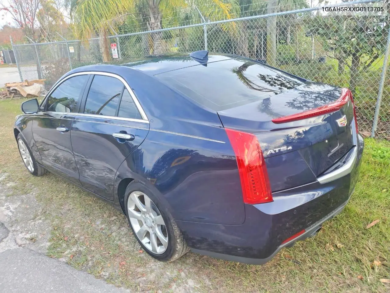 2016 Cadillac Ats Luxury VIN: 1G6AH5RXXG0113705 Lot: 58518206