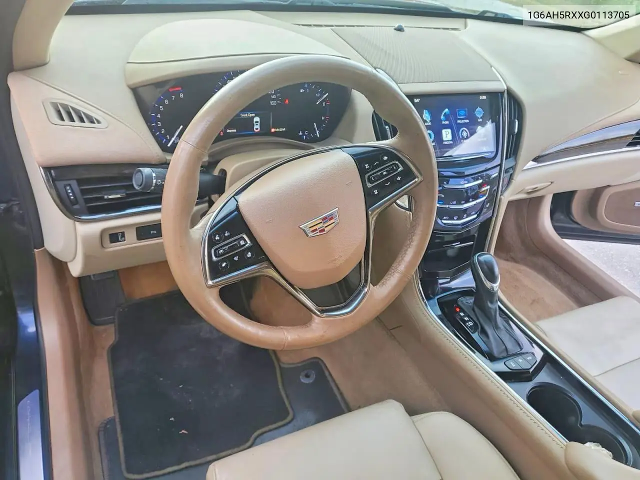 2016 Cadillac Ats Luxury VIN: 1G6AH5RXXG0113705 Lot: 58518206
