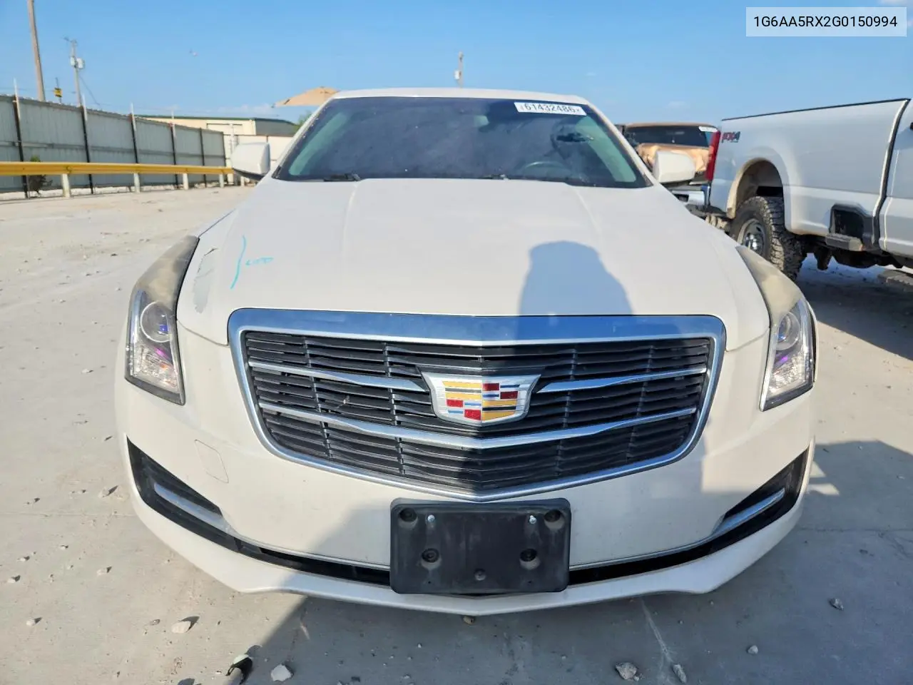 2016 Cadillac Ats VIN: 1G6AA5RX2G0150994 Lot: 61432486