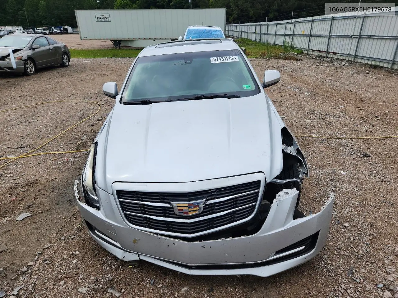 2017 Cadillac Ats VIN: 1G6AG5RX5H0179678 Lot: 57431206