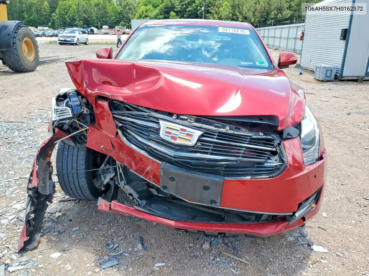 2017 Cadillac Ats Luxury VIN: 1G6AH5SX7H0162372 Lot: 59116216