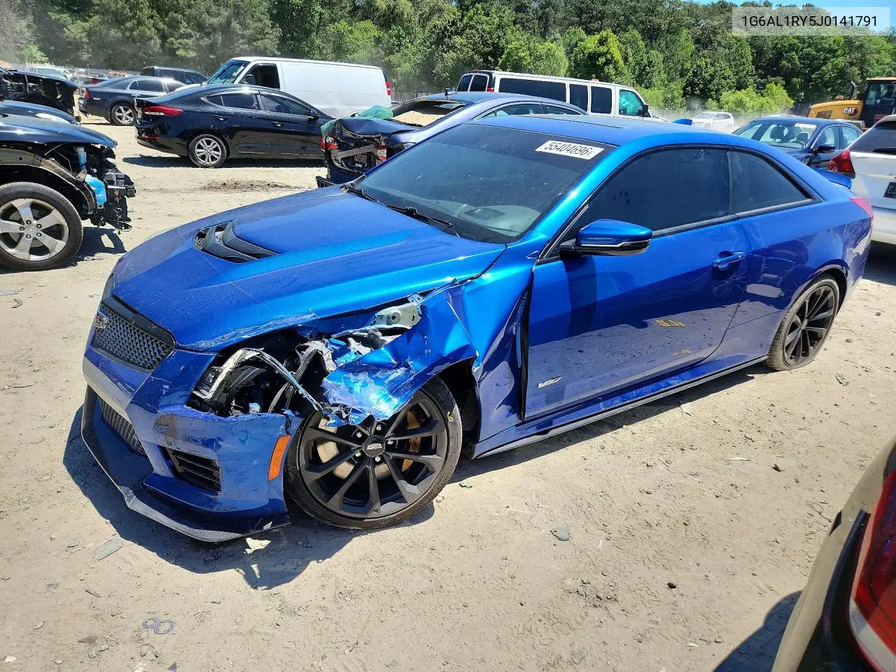 2018 Cadillac Ats-V VIN: 1G6AL1RY5J0141791 Lot: 55404696