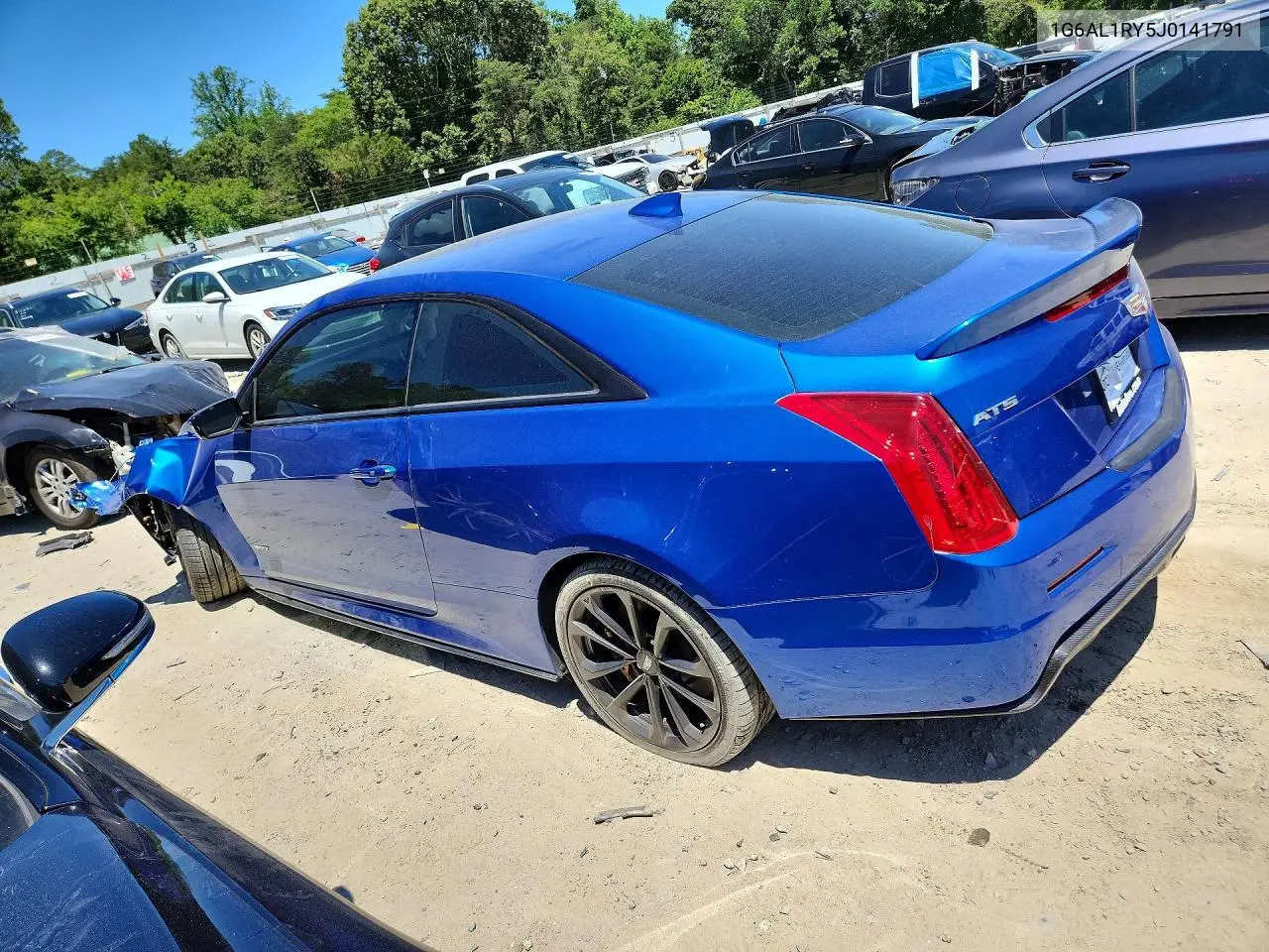 2018 Cadillac Ats-V VIN: 1G6AL1RY5J0141791 Lot: 55404696