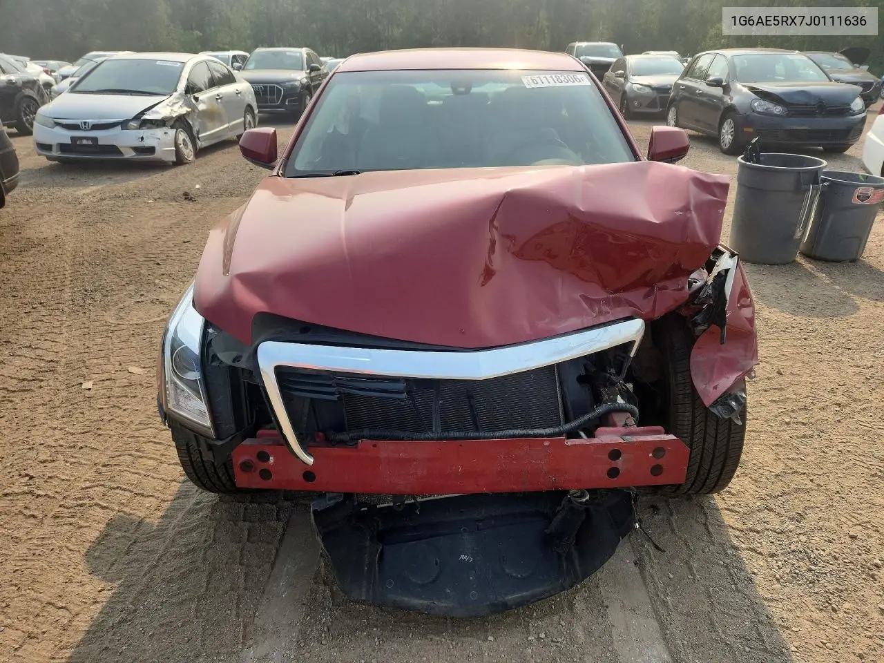 2018 Cadillac Ats VIN: 1G6AE5RX7J0111636 Lot: 61118306