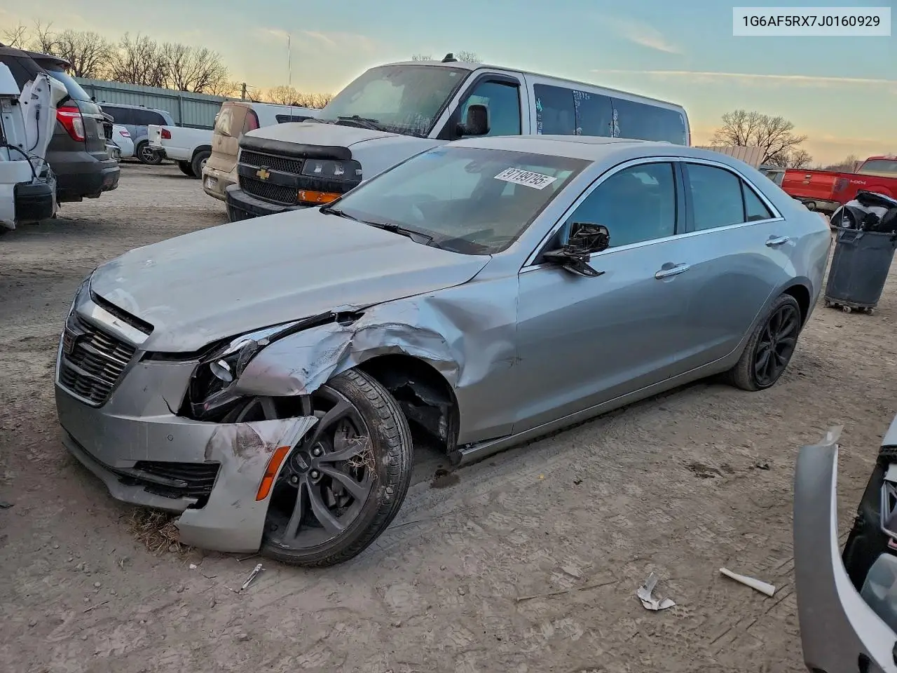 1G6AF5RX7J0160929 2018 Cadillac Ats Luxury