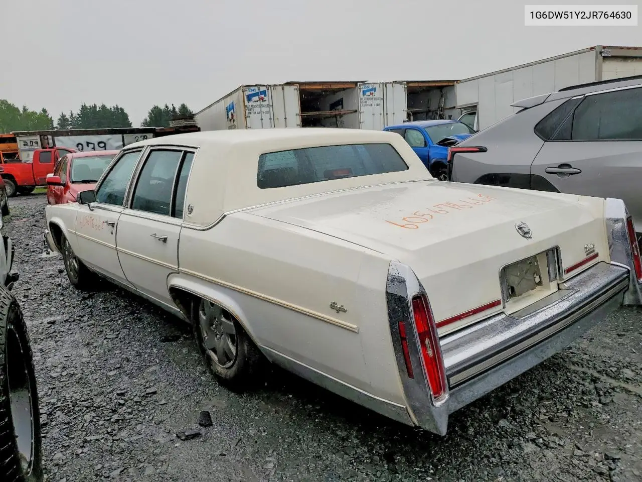 1988 Cadillac Brougham VIN: 1G6DW51Y2JR764630 Lot: 60567866