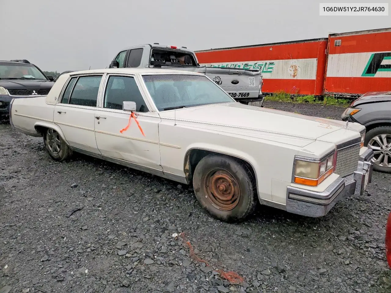 1988 Cadillac Brougham VIN: 1G6DW51Y2JR764630 Lot: 60567866