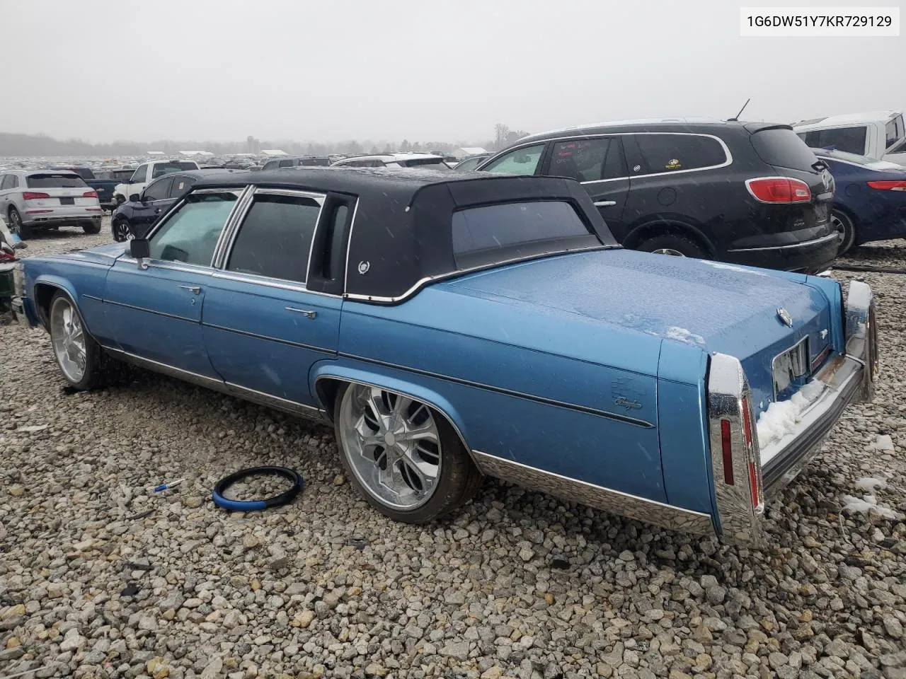1989 Cadillac Brougham VIN: 1G6DW6986F9705677 Lot: 86897484