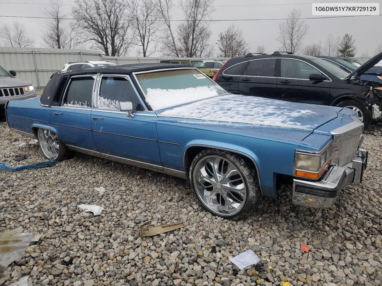 1989 Cadillac Brougham VIN: 1G6DW6986F9705677 Lot: 86897484