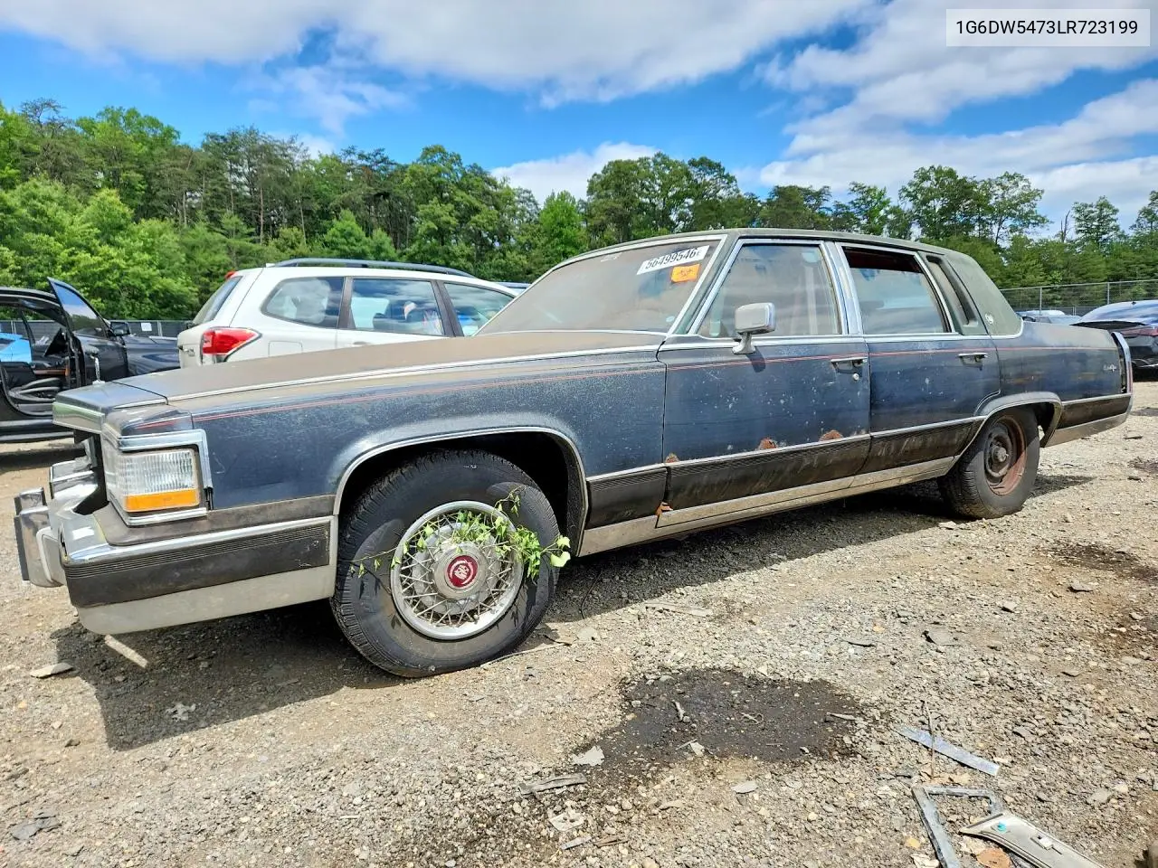 1990 Cadillac Brougham VIN: 1G6DW5473LR723199 Lot: 56499546