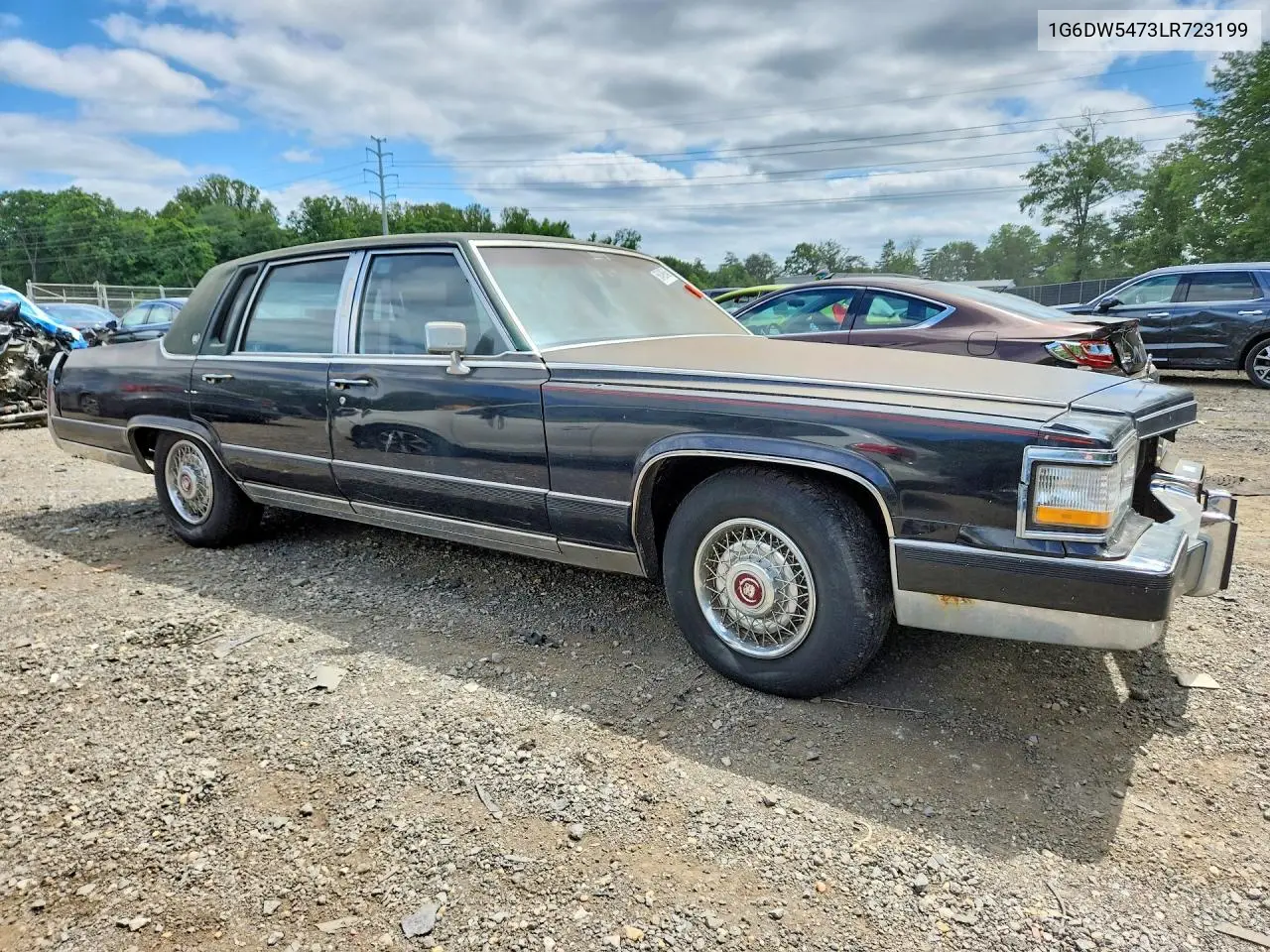 1990 Cadillac Brougham VIN: 1G6DW5473LR723199 Lot: 56499546
