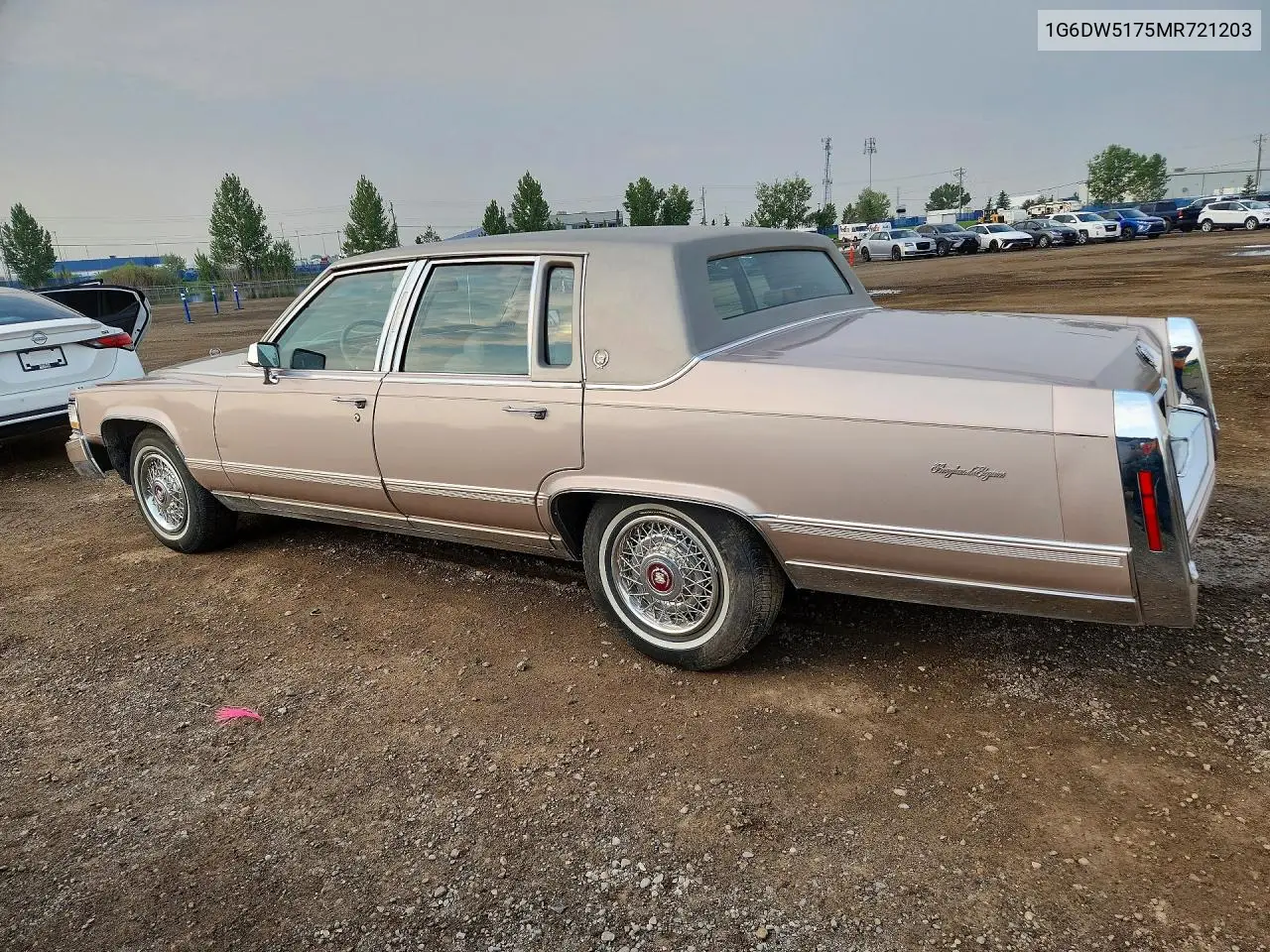 1991 Cadillac Brougham VIN: 1G6DW5175MR721203 Lot: 59226996