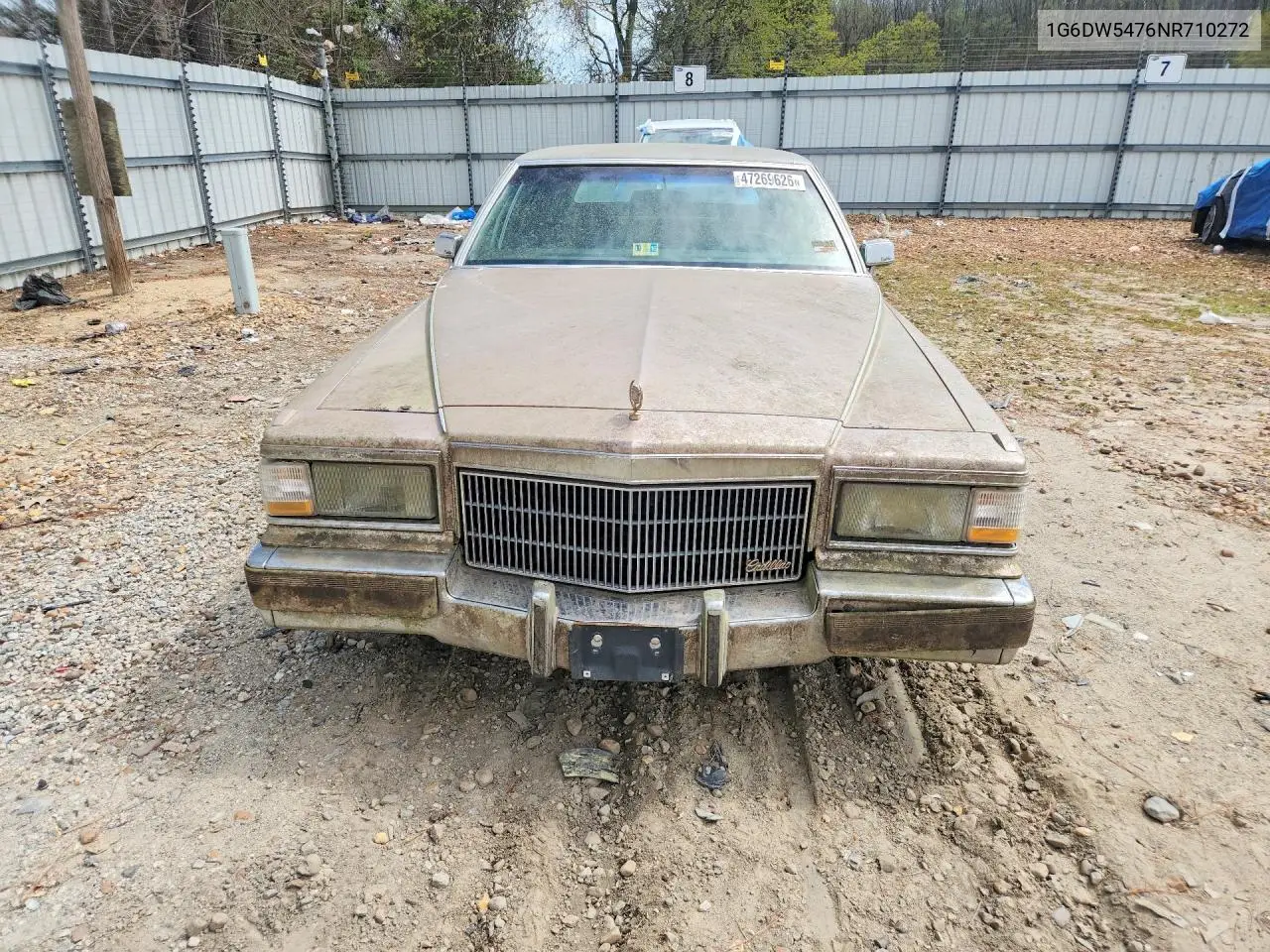 1992 Cadillac Brougham VIN: 1G6DW5476NR710272 Lot: 47269626