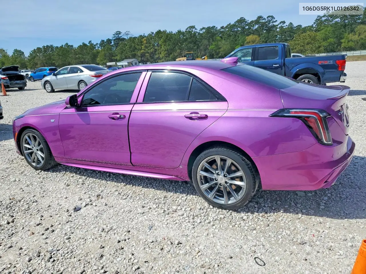 2020 Cadillac Ct4 Sport VIN: 1G6DG5RK1L0126342 Lot: 41772026