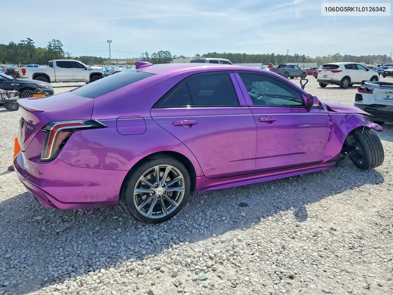 2020 Cadillac Ct4 Sport VIN: 1G6DG5RK1L0126342 Lot: 41772026